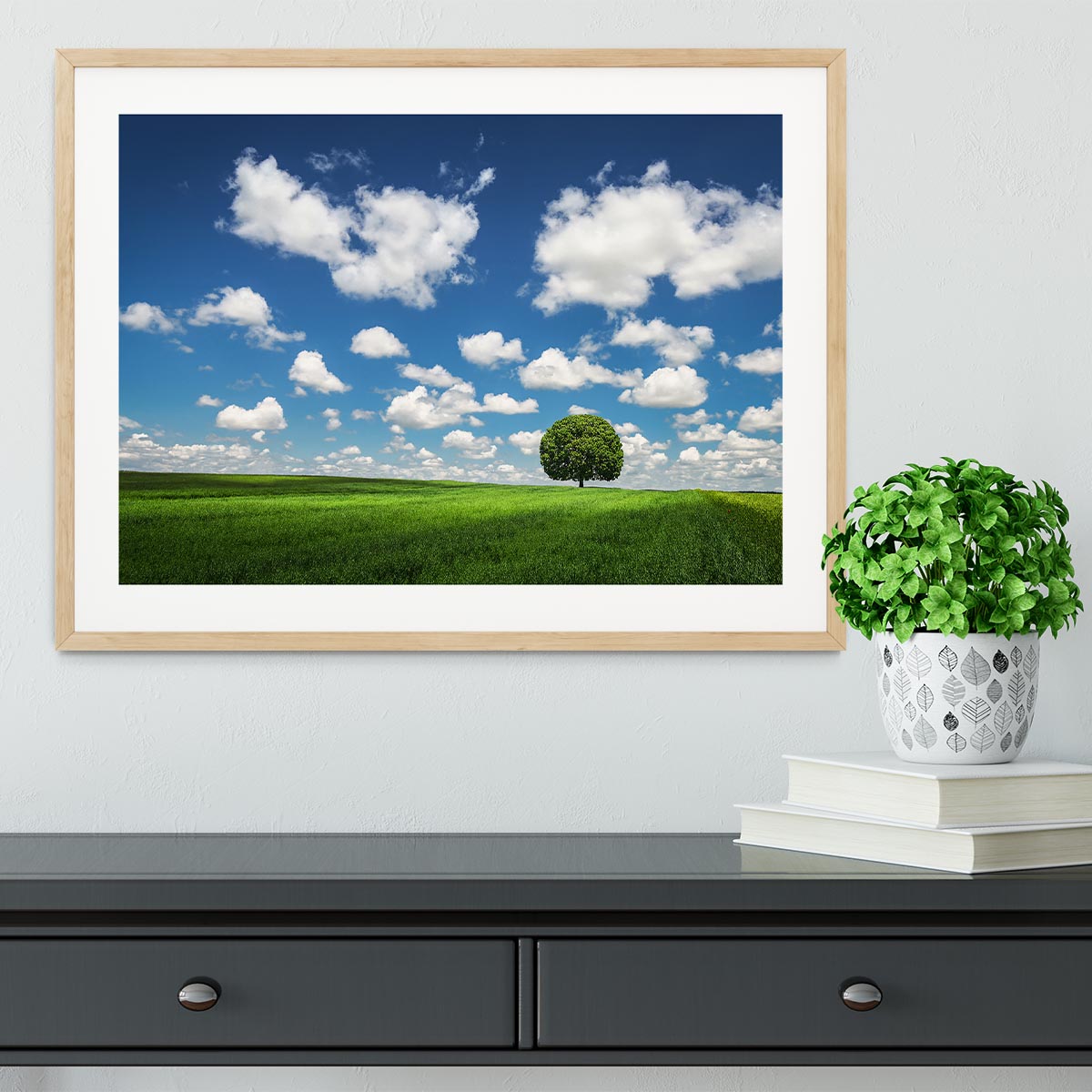 Lonely Tree Framed Print - Canvas Art Rocks - 3