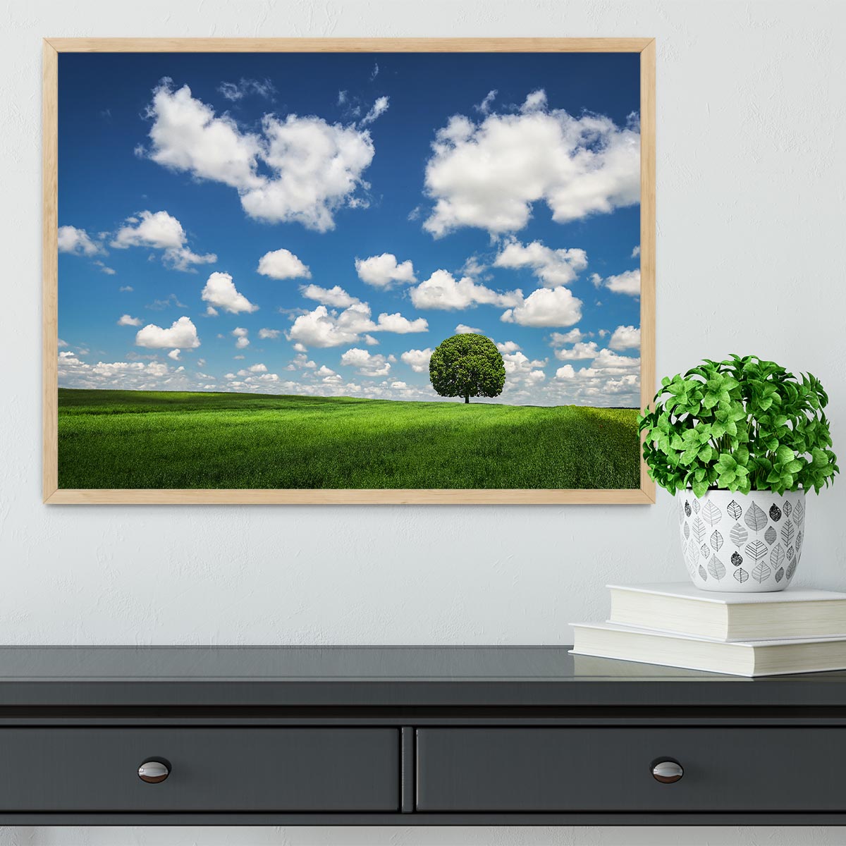 Lonely Tree Framed Print - Canvas Art Rocks - 4