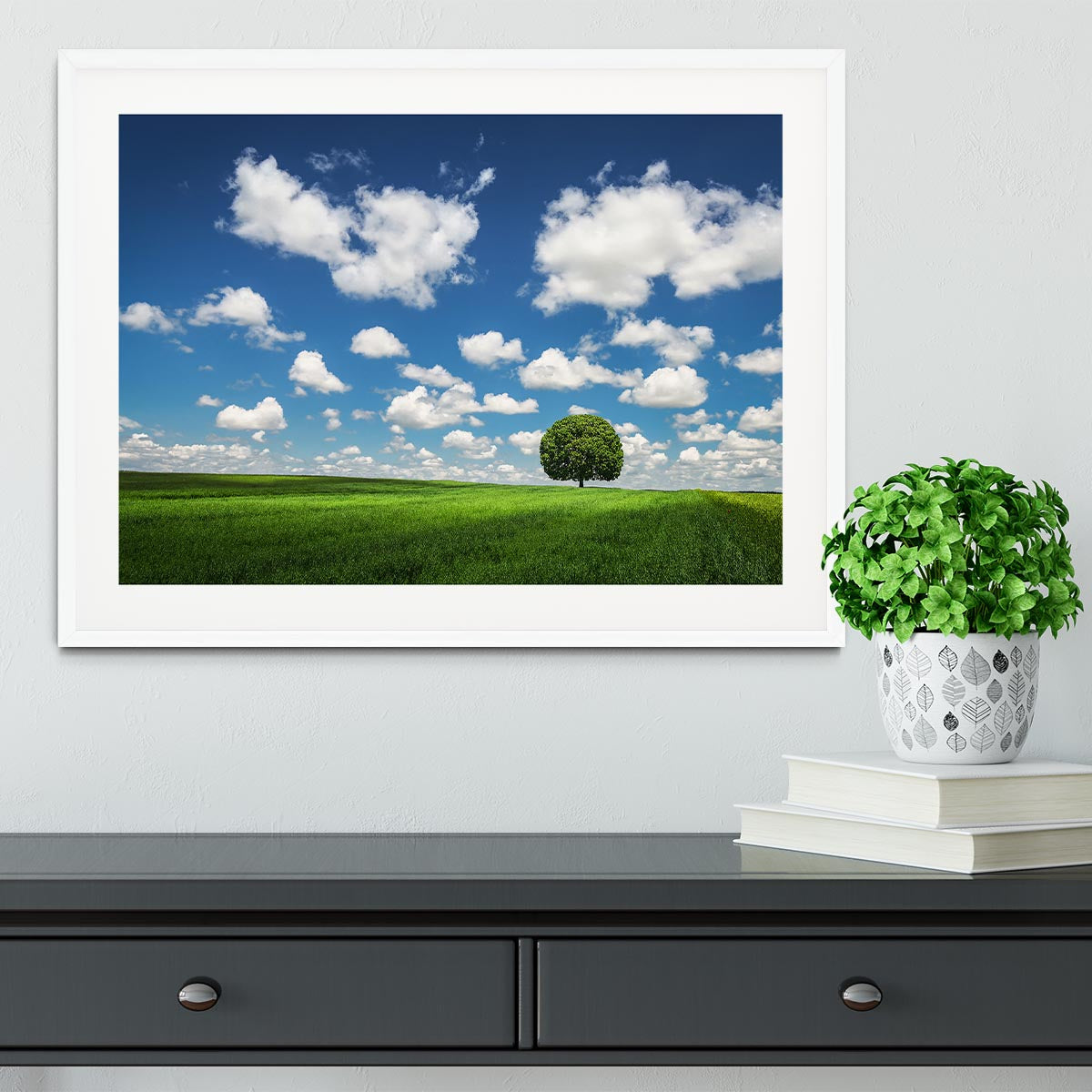 Lonely Tree Framed Print - Canvas Art Rocks - 5