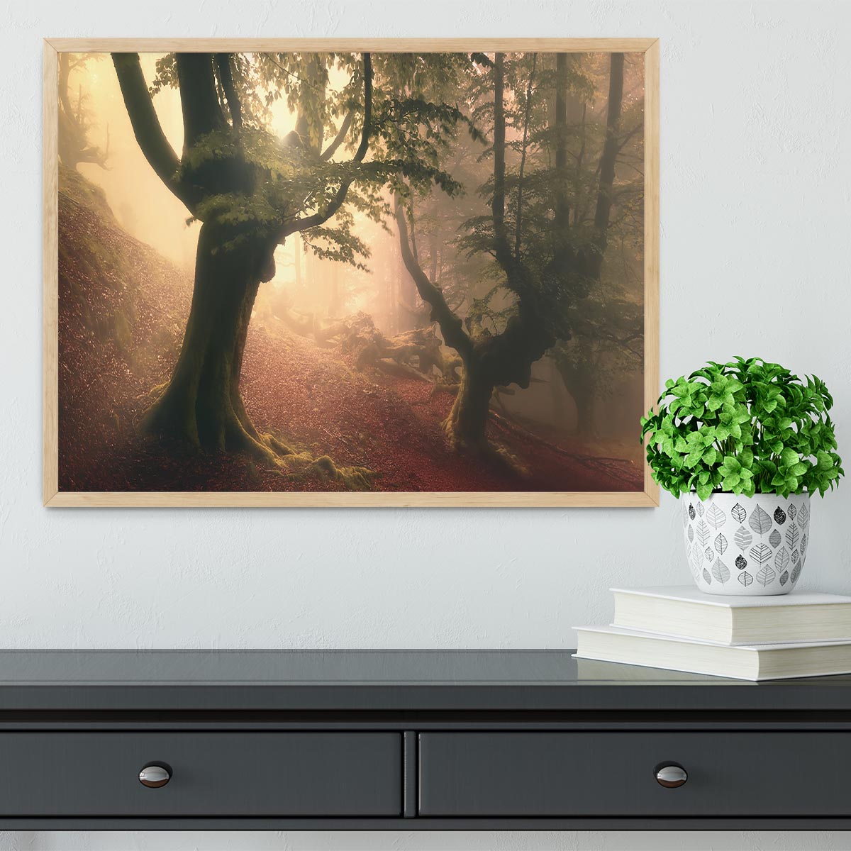 Fangorn Forest Framed Print - Canvas Art Rocks - 4