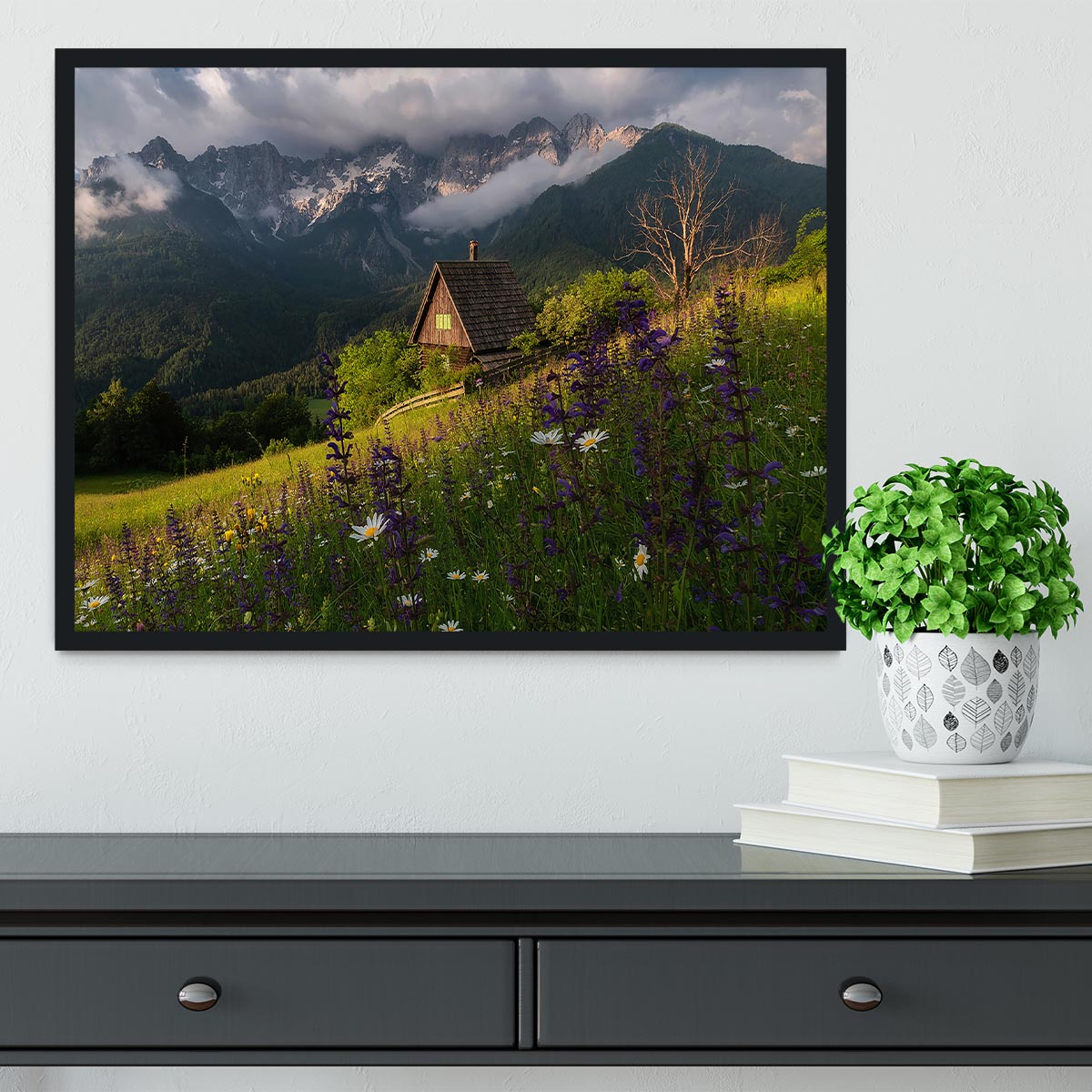 On The Meadows Framed Print - Canvas Art Rocks - 2