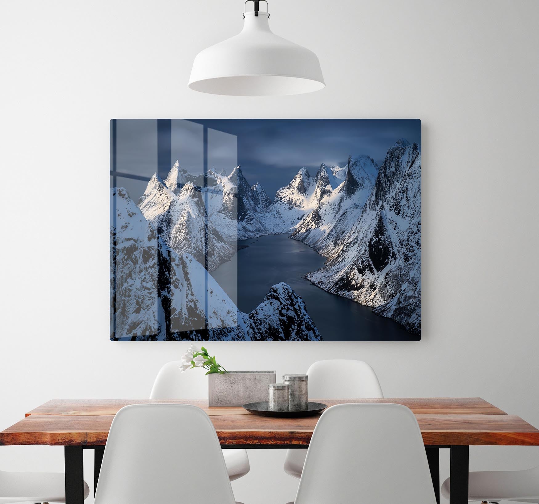 Kjerkfjorden HD Metal Print - Canvas Art Rocks - 2