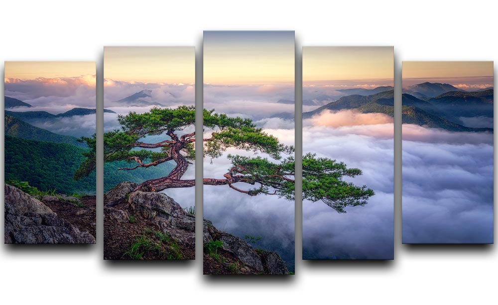 On The Rock 5 Split Panel Canvas - Canvas Art Rocks - 1