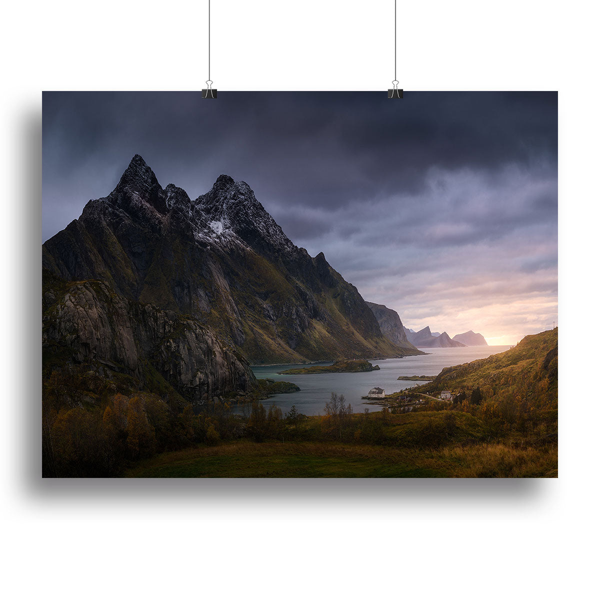The Fjord Canvas Print or Poster - Canvas Art Rocks - 2