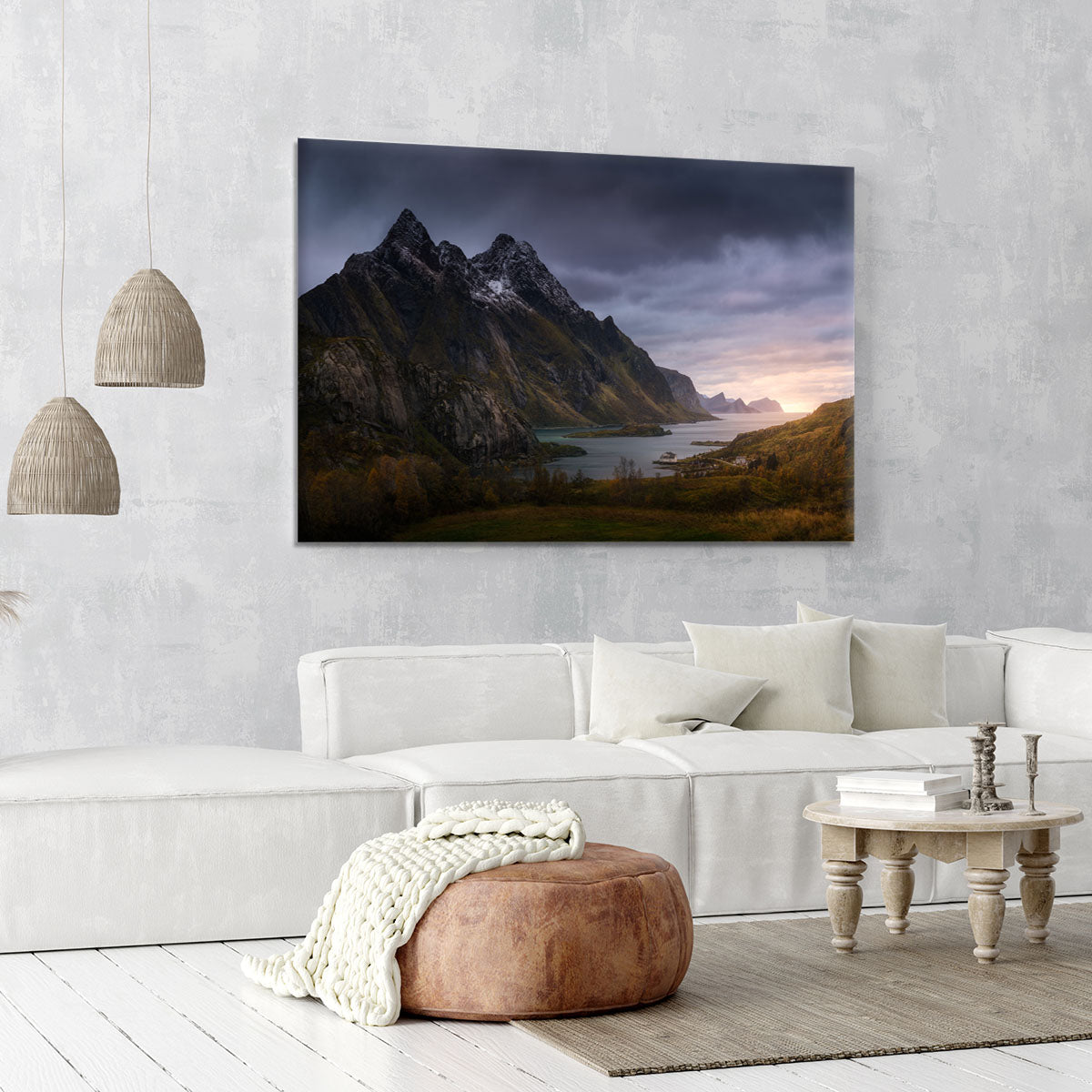The Fjord Canvas Print or Poster - Canvas Art Rocks - 6