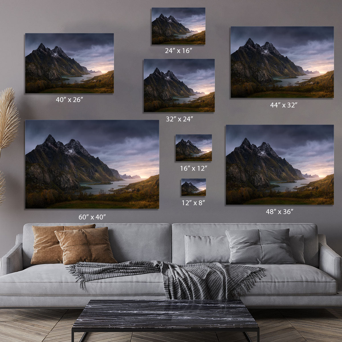 The Fjord Canvas Print or Poster - Canvas Art Rocks - 7