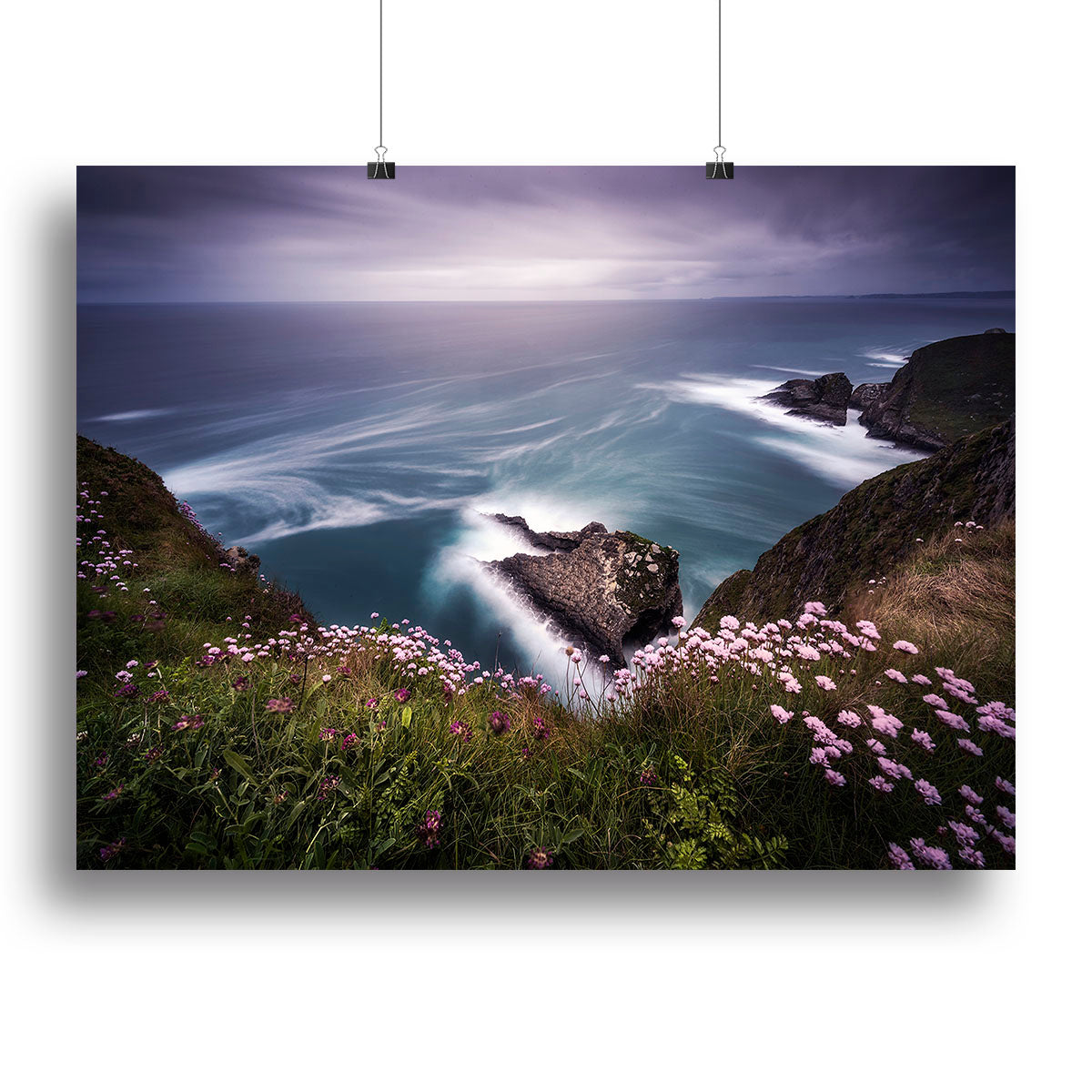 On The Edge Of The Cliff Canvas Print or Poster - Canvas Art Rocks - 2