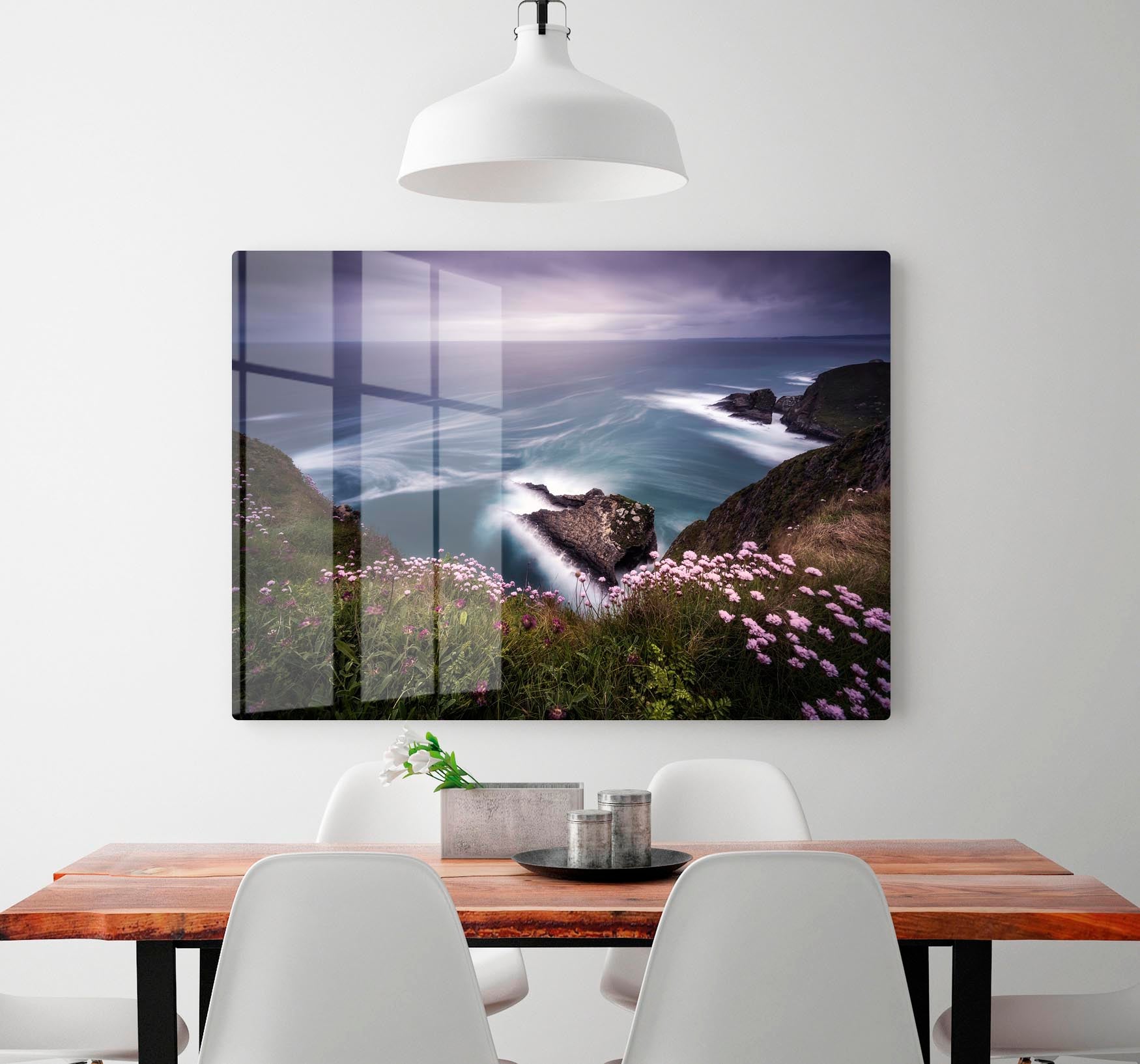 On The Edge Of The Cliff HD Metal Print - Canvas Art Rocks - 2