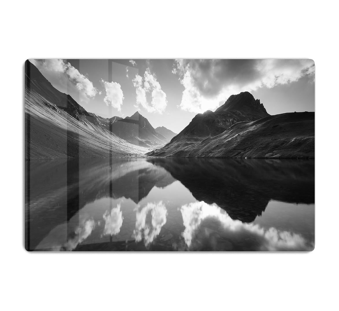 Mountain Reflection HD Metal Print - Canvas Art Rocks - 1