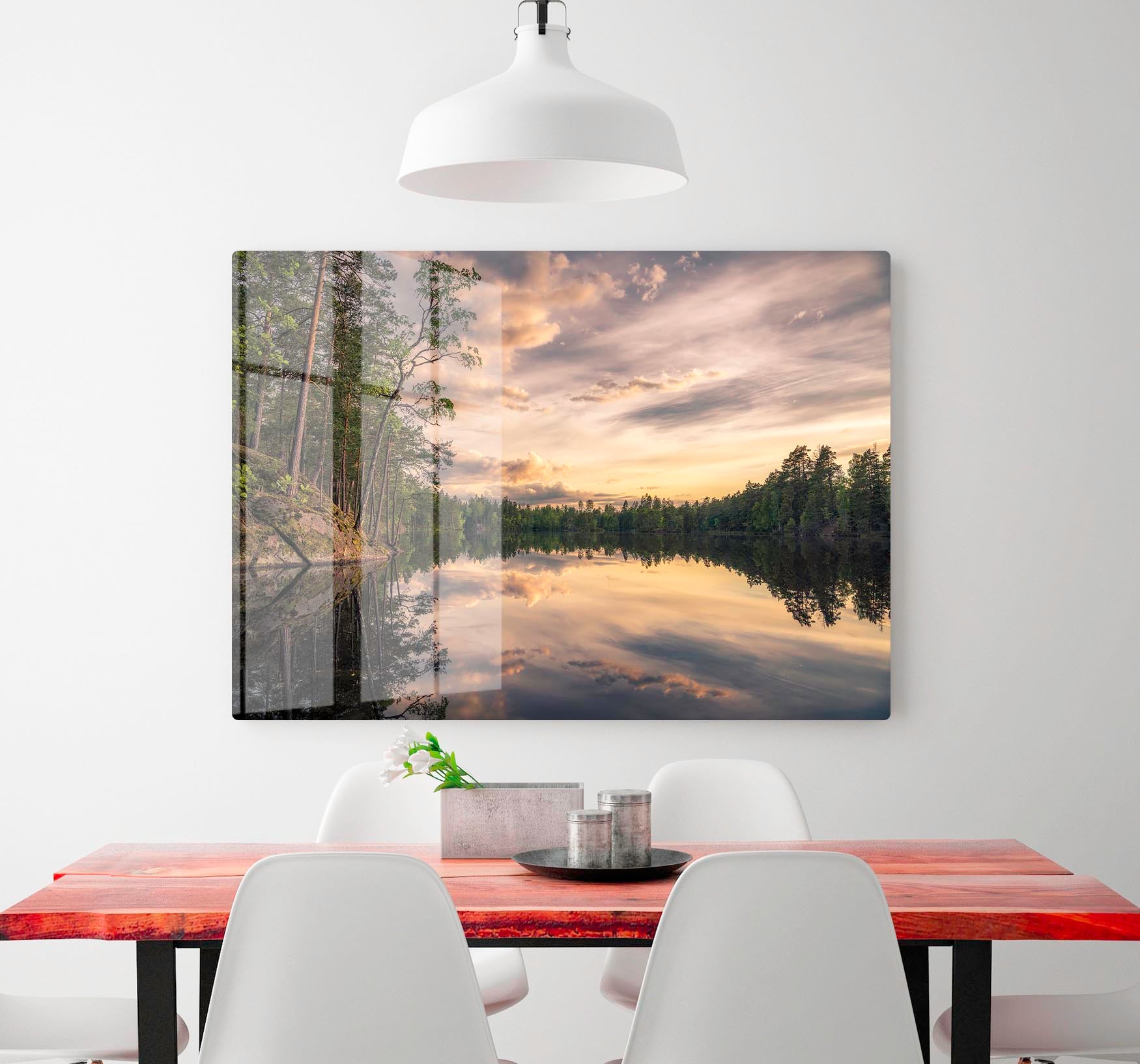 Lake Tarmsjapn Sweden HD Metal Print - Canvas Art Rocks - 2