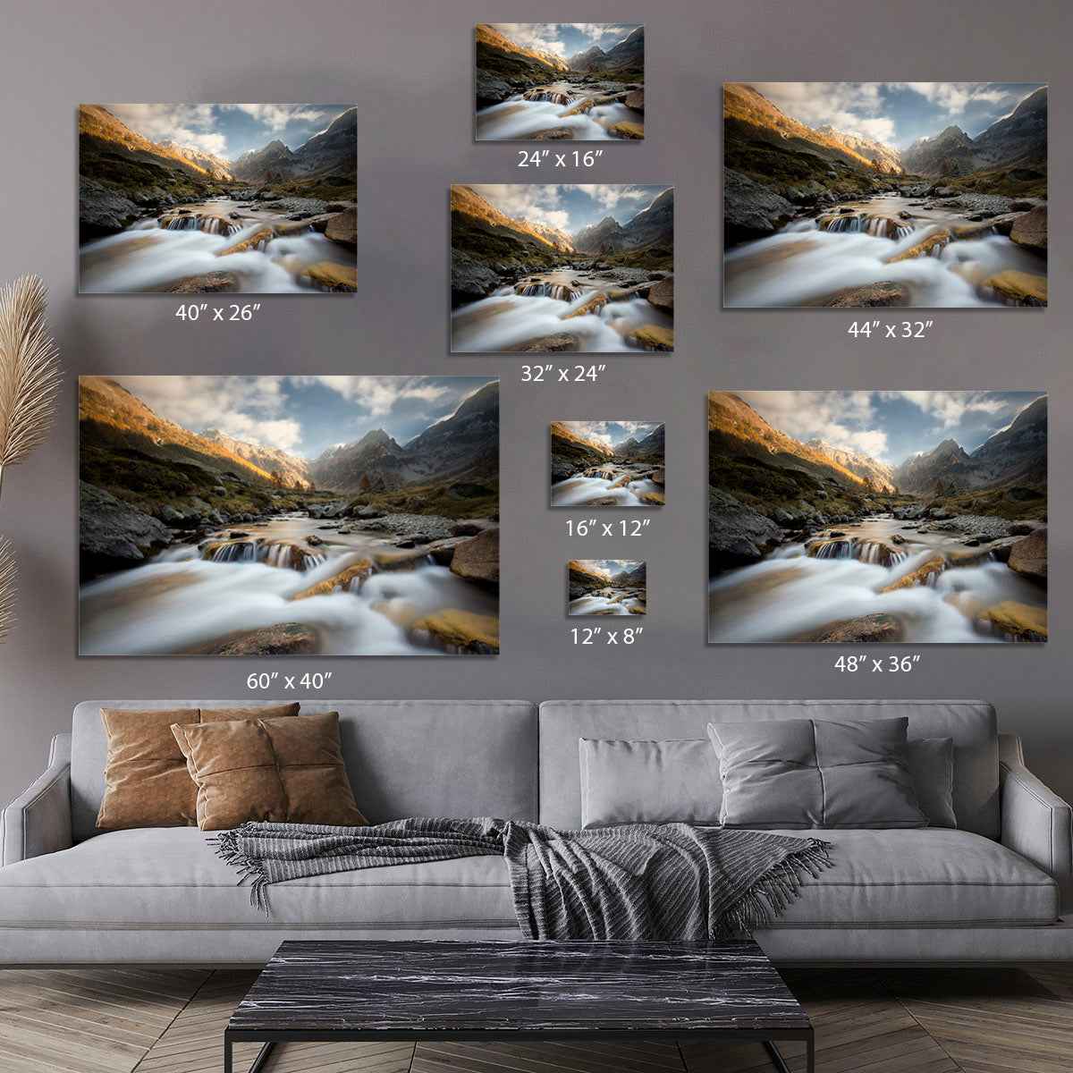 Autumn In The Alps Canvas Print or Poster - Canvas Art Rocks - 7
