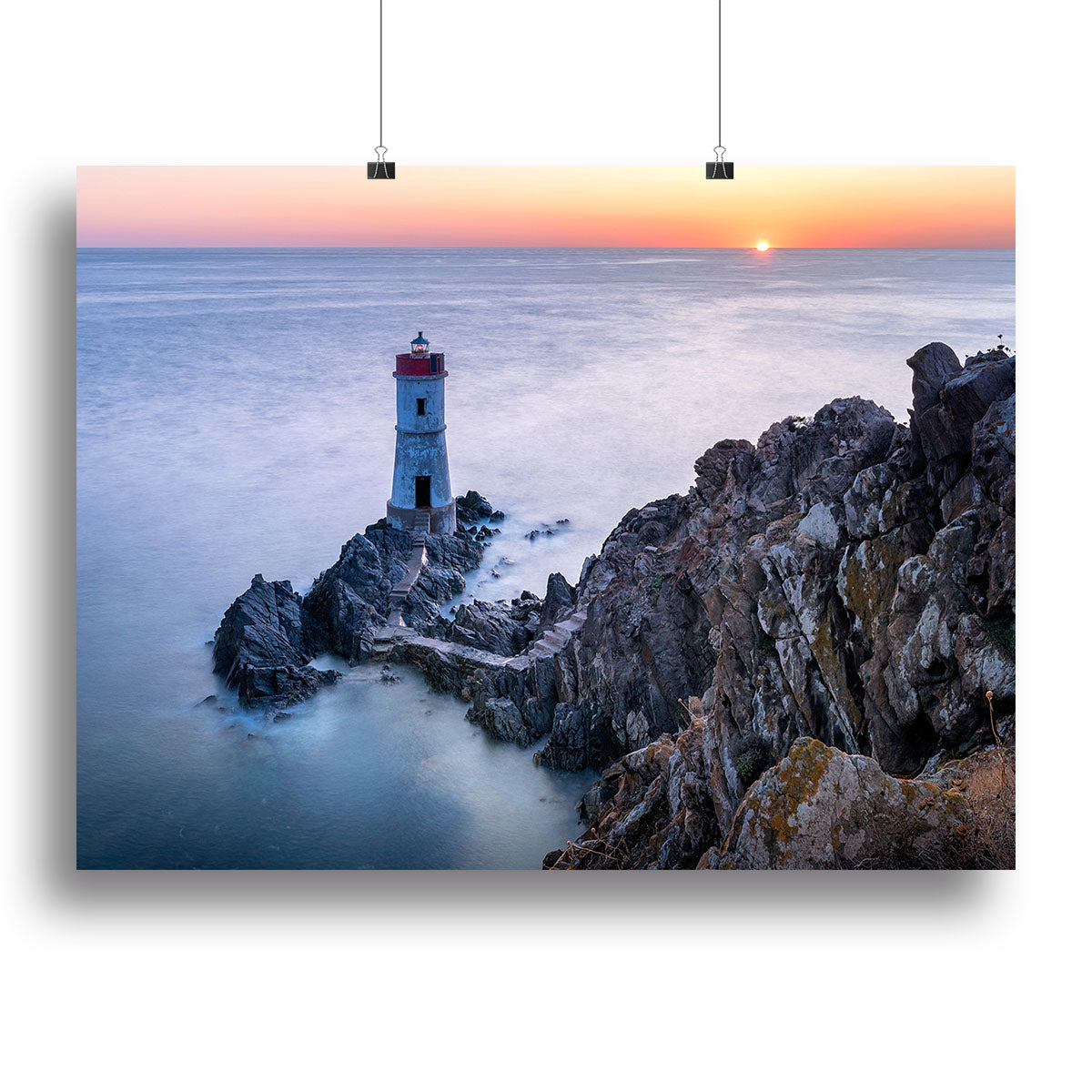 Two Lights Canvas Print or Poster - Canvas Art Rocks - 2