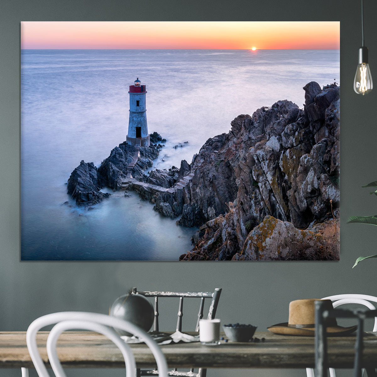 Two Lights Canvas Print or Poster - Canvas Art Rocks - 3