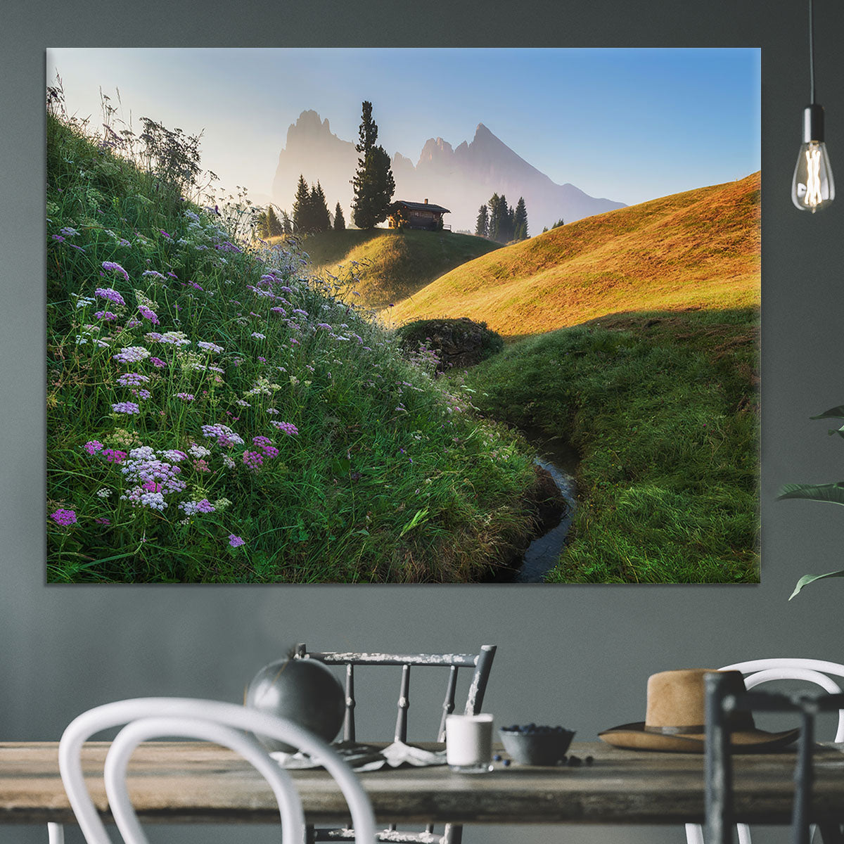 Flowery Morning Canvas Print or Poster - Canvas Art Rocks - 3