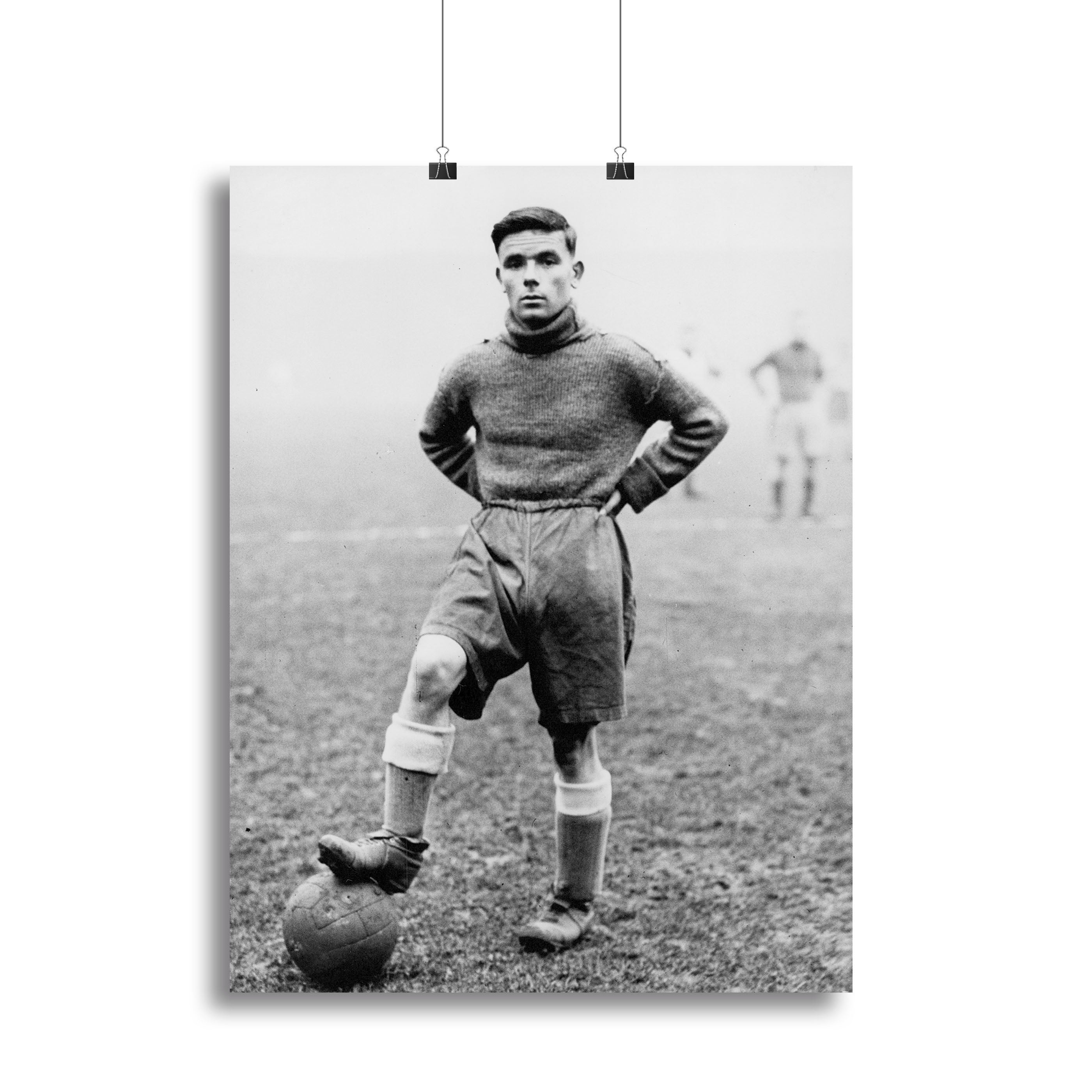 1930s Footballer Canvas Print or Poster - Canvas Art Rocks - 2