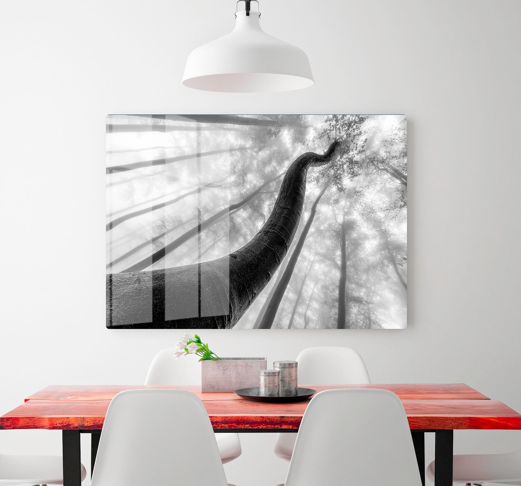 Tree Shapes HD Metal Print - Canvas Art Rocks - 2