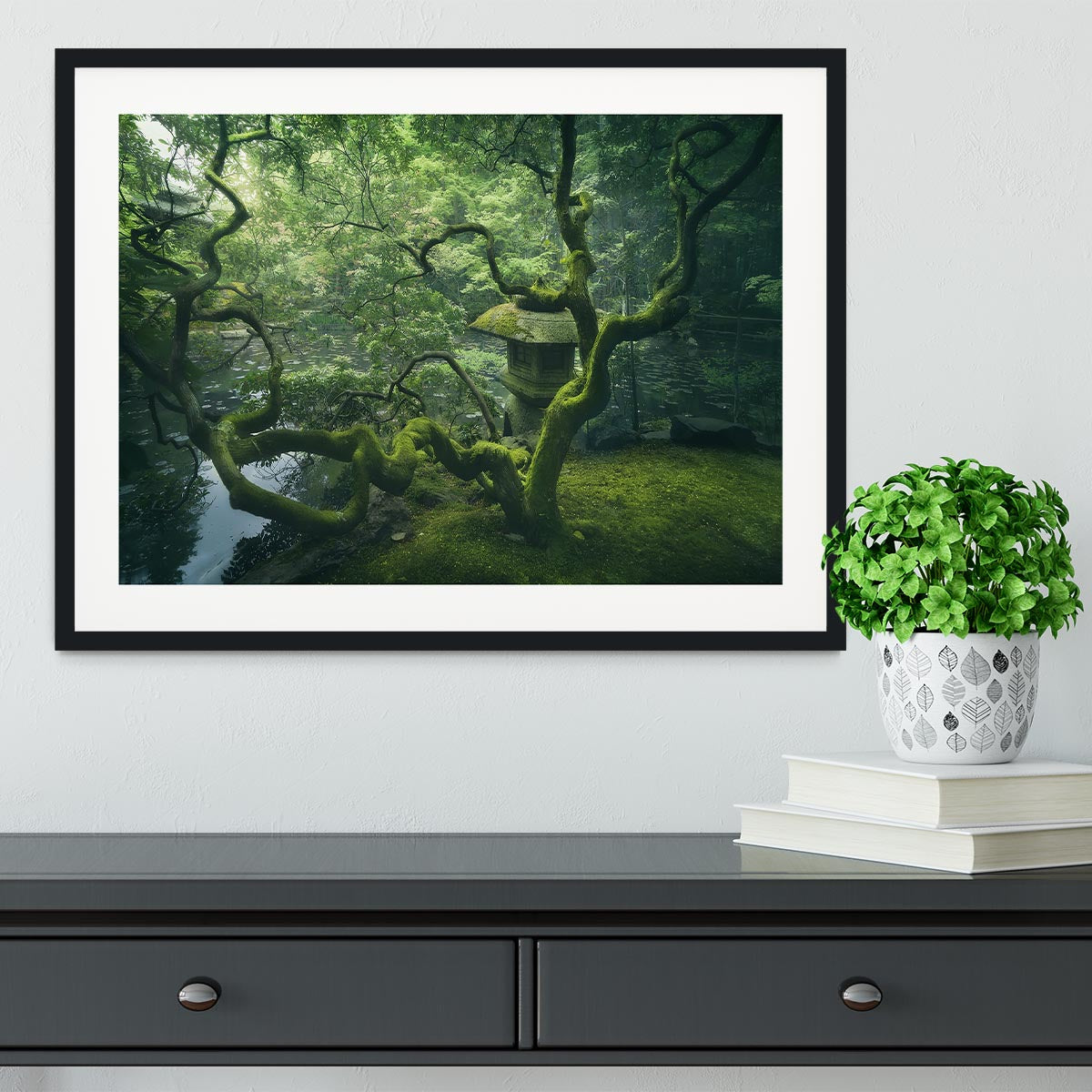 Japanese Tree Framed Print - Canvas Art Rocks - 1