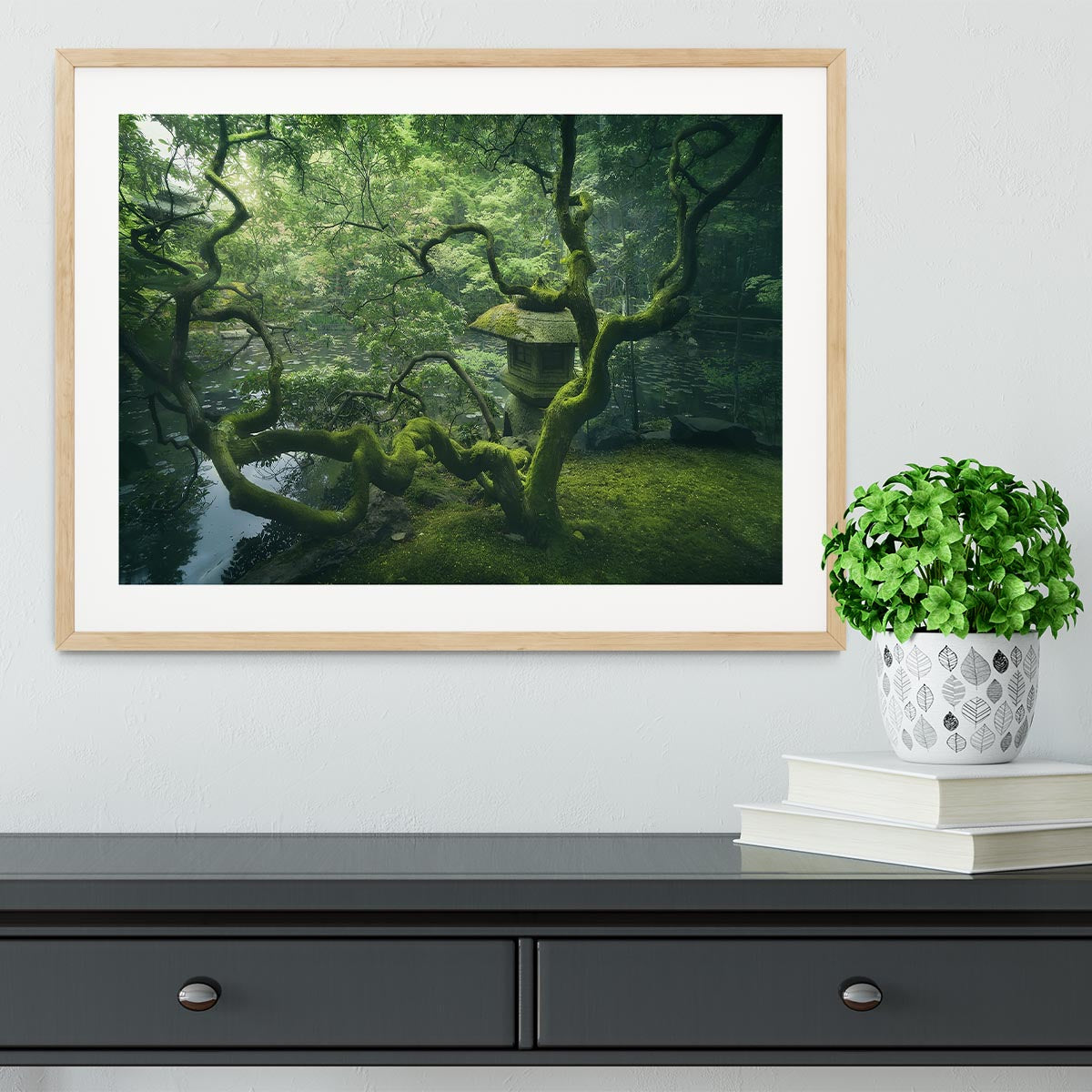 Japanese Tree Framed Print - Canvas Art Rocks - 3