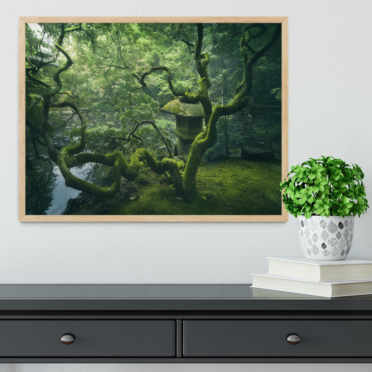 Japanese Tree Framed Print - Canvas Art Rocks - 4