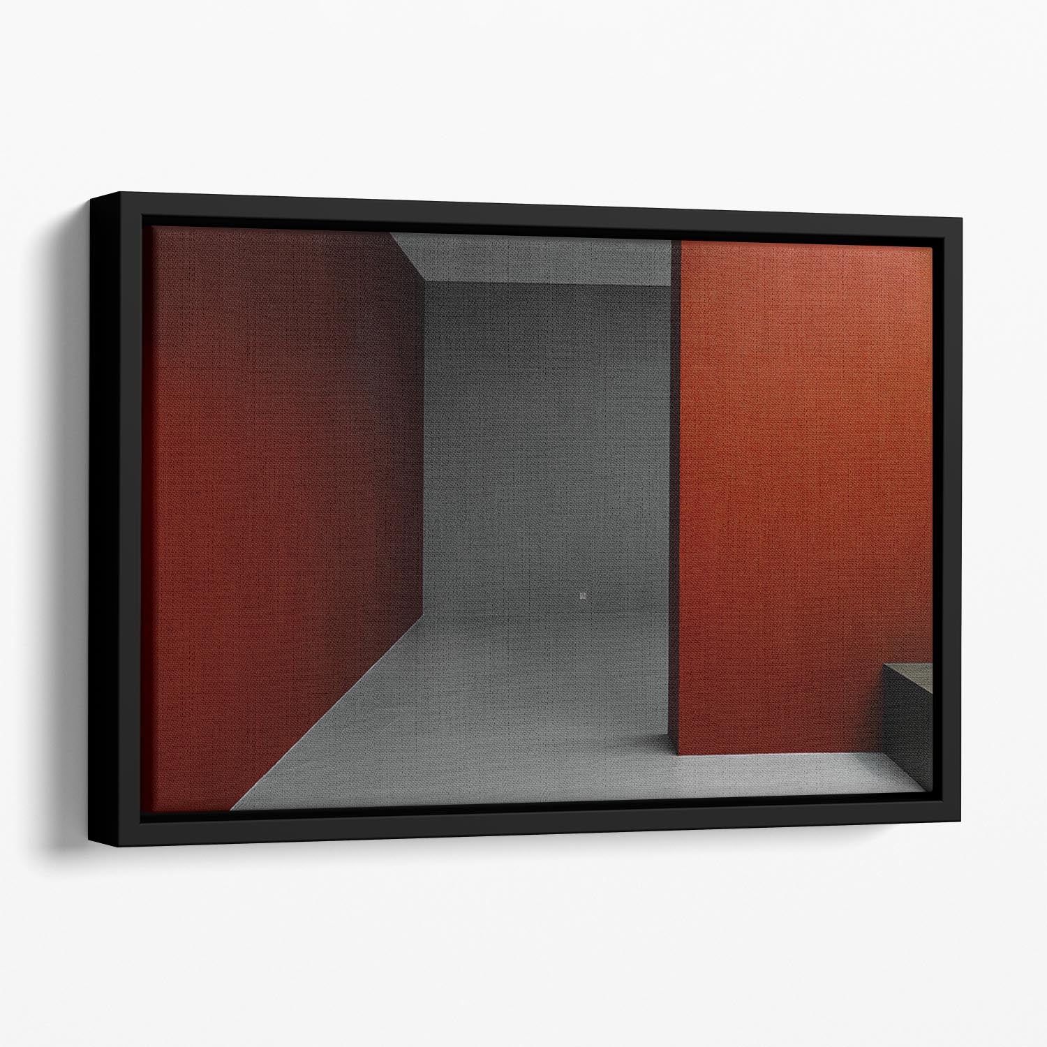 Empty Spaces Floating Framed Canvas - Canvas Art Rocks - 1