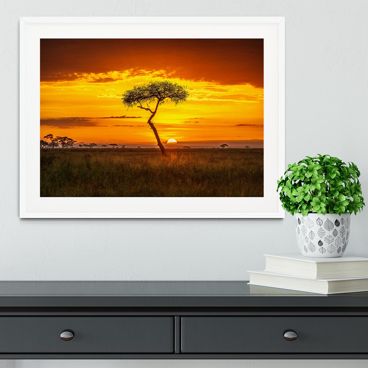 Primordial Africa Framed Print - Canvas Art Rocks - 5