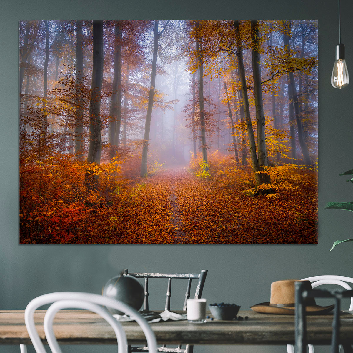 October Trail Canvas Print or Poster - Canvas Art Rocks - 3