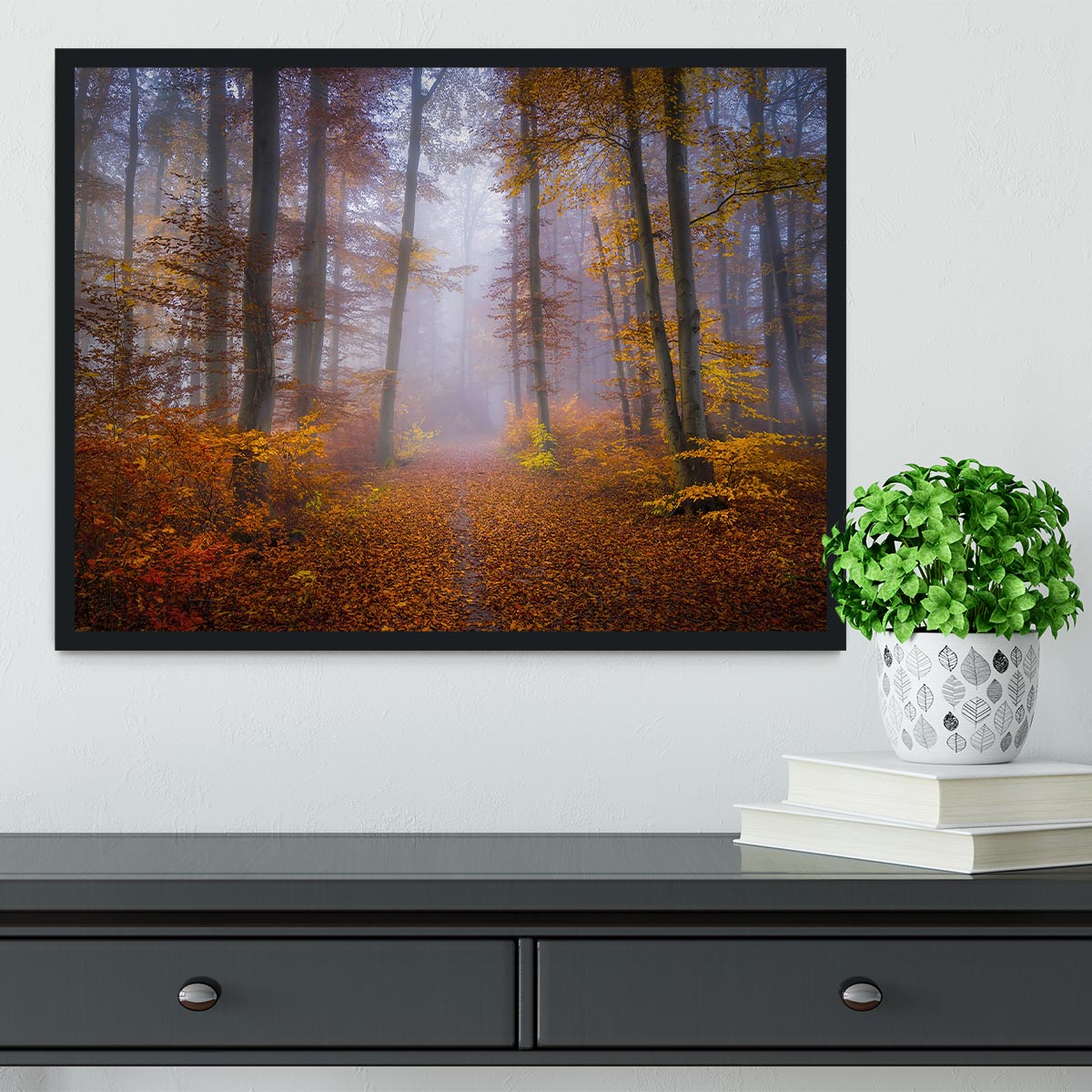 October Trail Framed Print - Canvas Art Rocks - 2