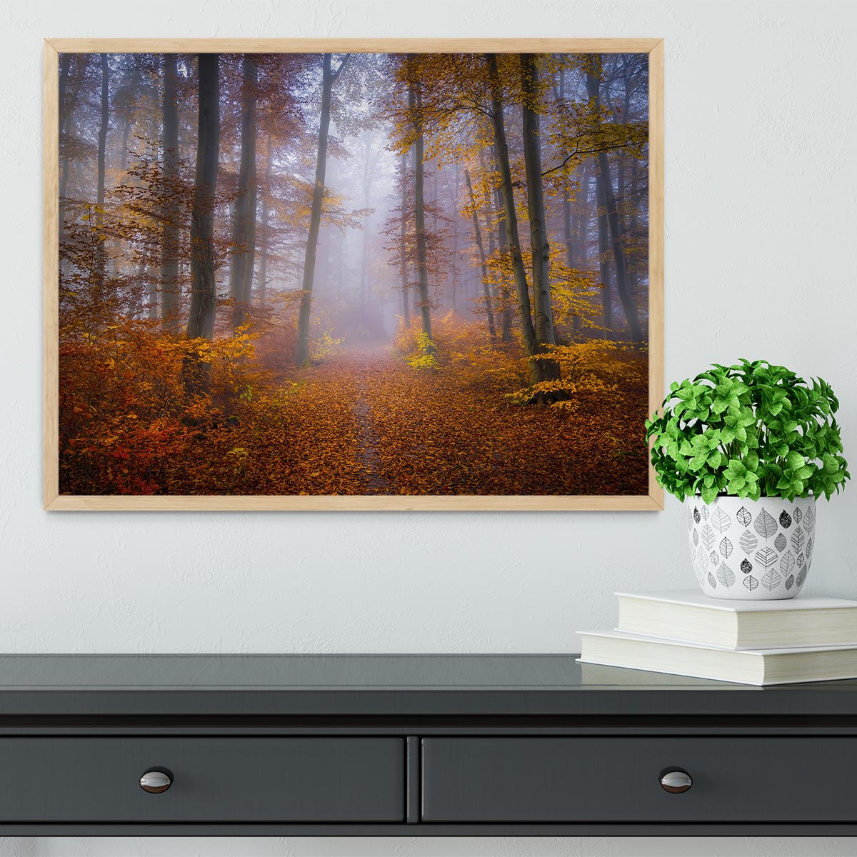 October Trail Framed Print - Canvas Art Rocks - 4