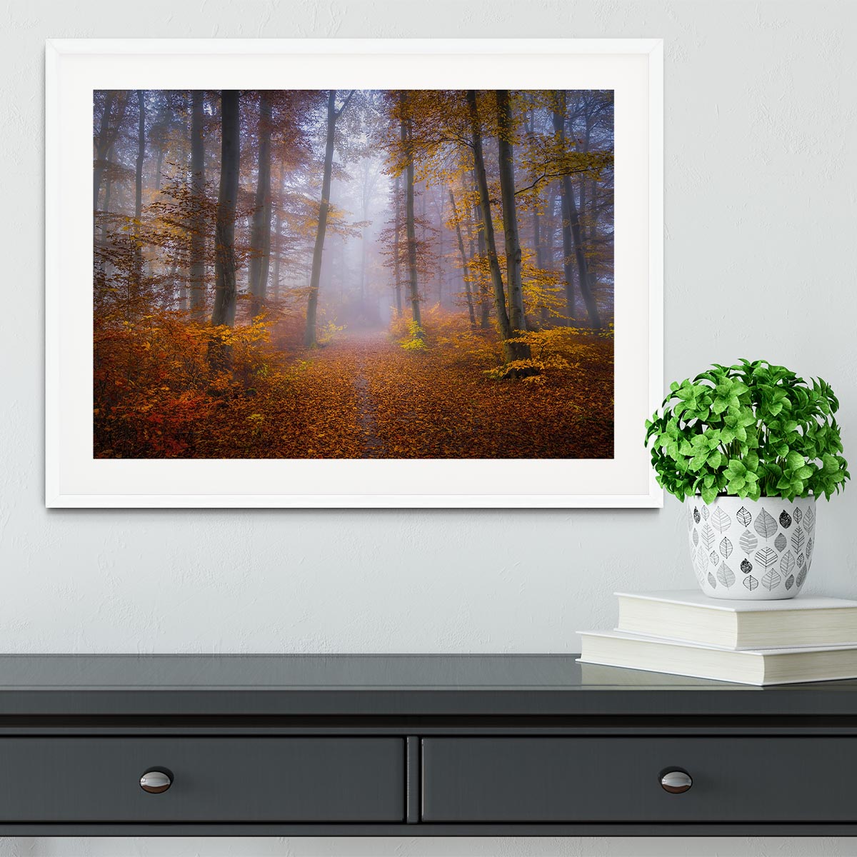 October Trail Framed Print - Canvas Art Rocks - 5