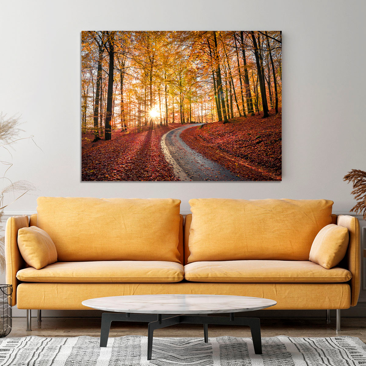 Road In Sapderaysen Nationalpark Sweden Canvas Print or Poster - Canvas Art Rocks - 4