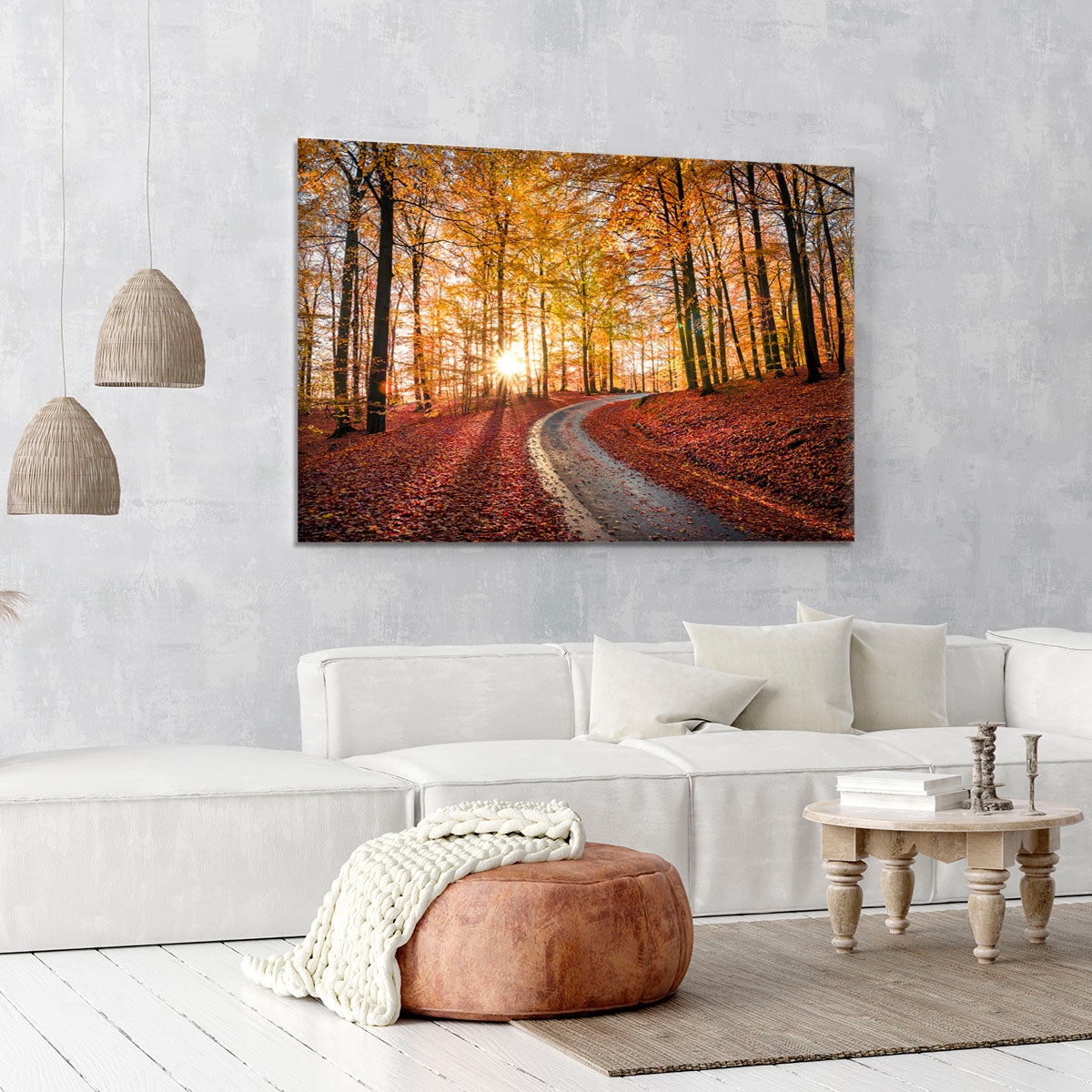 Road In Sapderaysen Nationalpark Sweden Canvas Print or Poster - Canvas Art Rocks - 6
