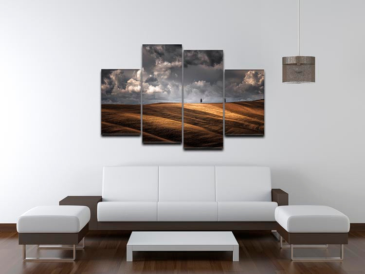 As The Sun Kisses The Sky 4 Split Panel Canvas - Canvas Art Rocks - 3