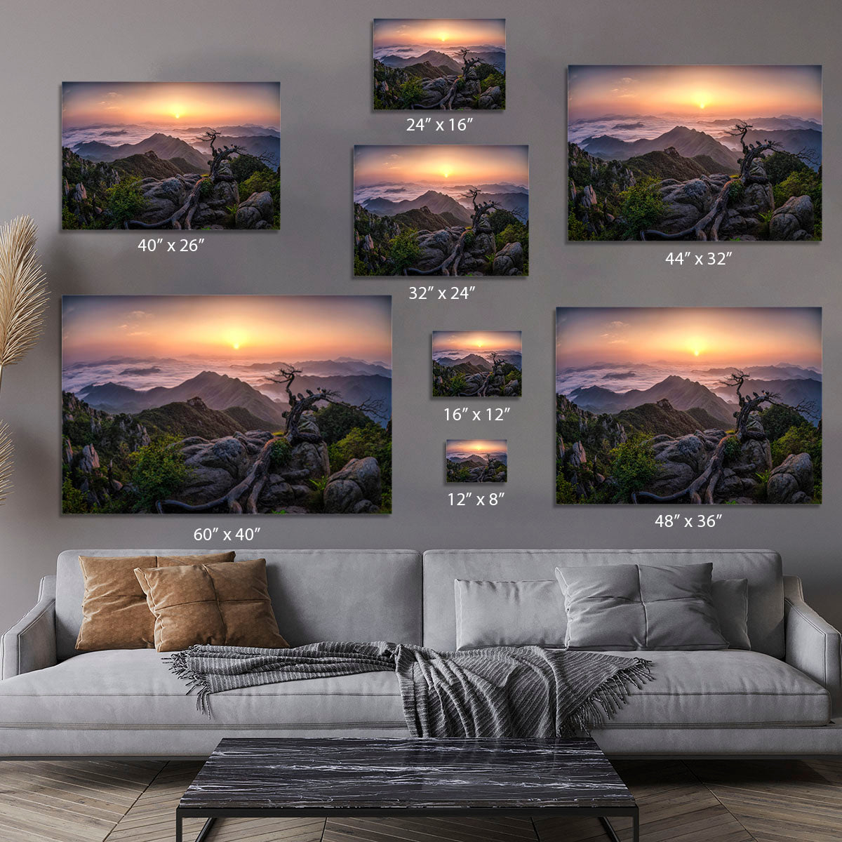 Sunrise On Top Canvas Print or Poster - Canvas Art Rocks - 7