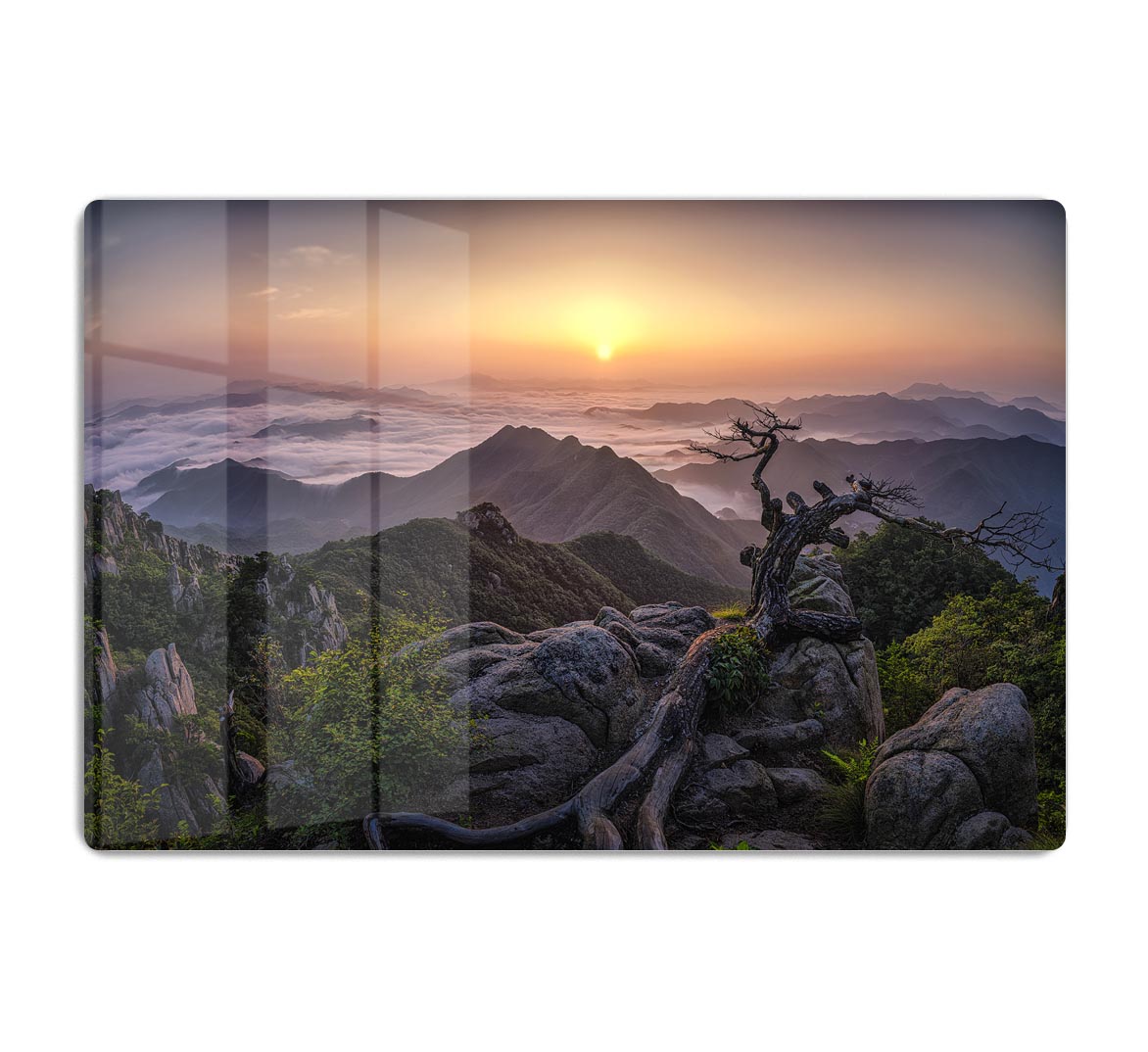 Sunrise On Top HD Metal Print - Canvas Art Rocks - 1