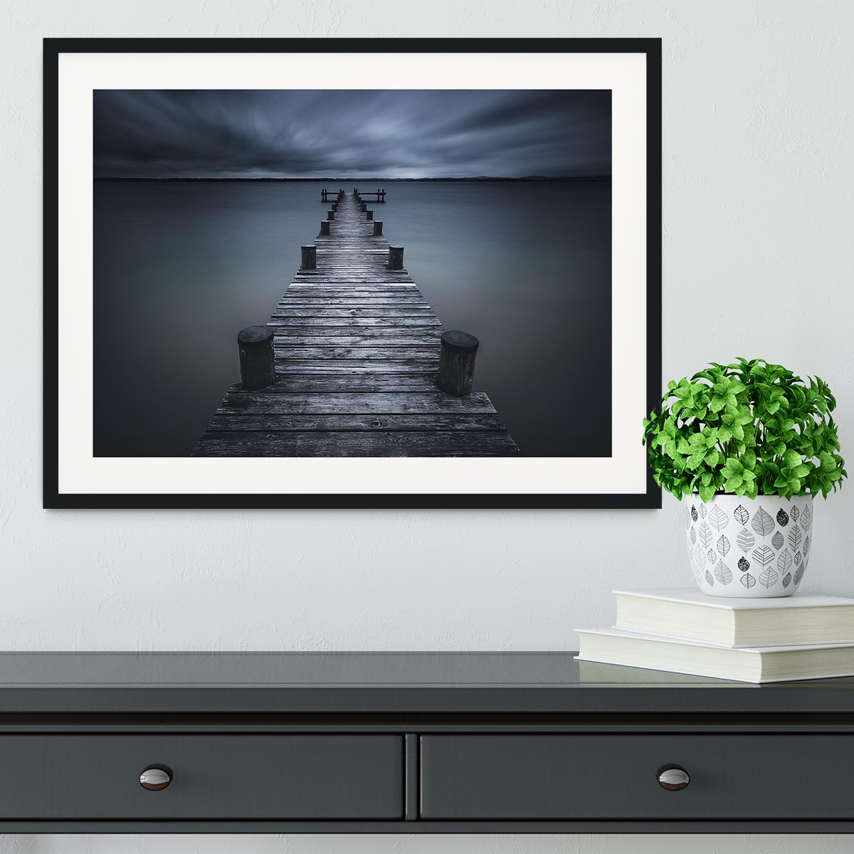 Dark Framed Print - Canvas Art Rocks - 1