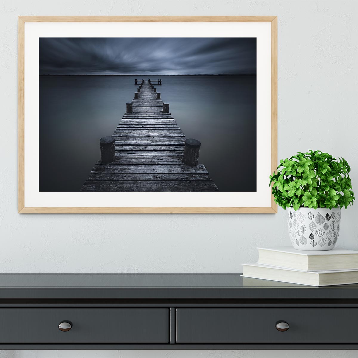 Dark Framed Print - Canvas Art Rocks - 3