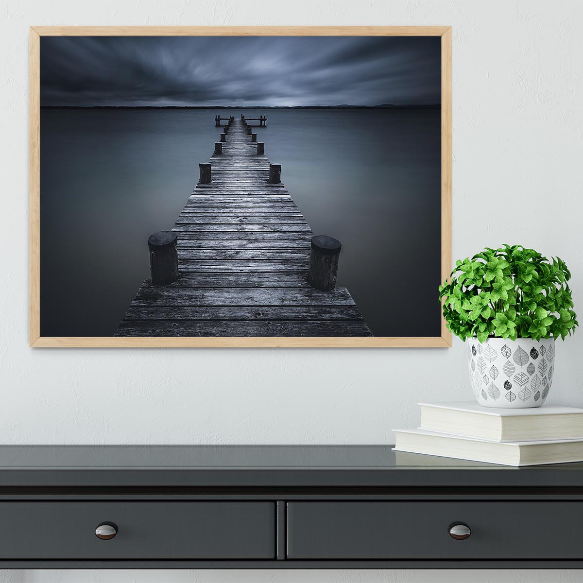 Dark Framed Print - Canvas Art Rocks - 4