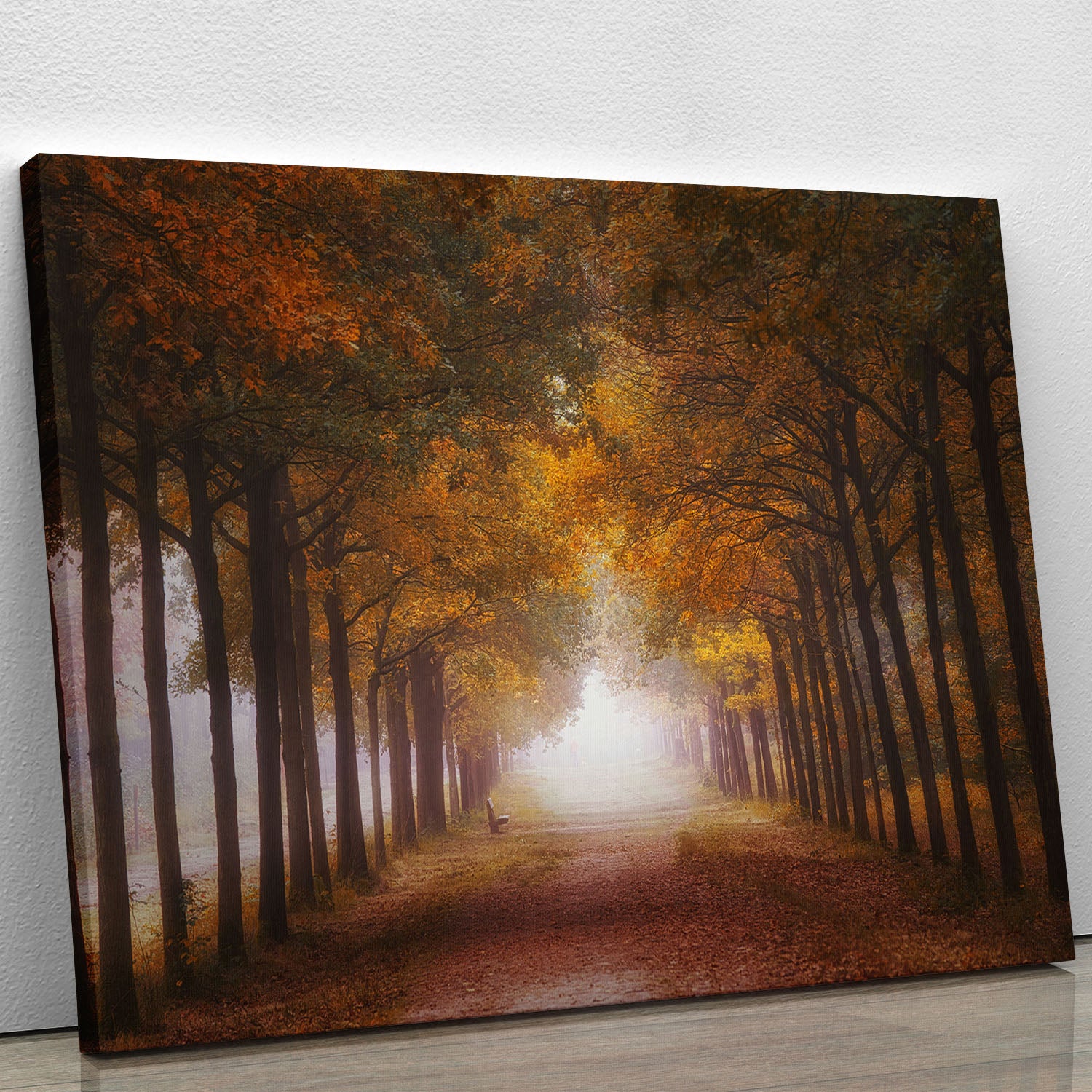 Foggy Autumn Dream Canvas Print or Poster - Canvas Art Rocks - 1