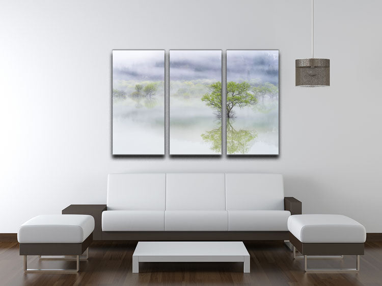 Dreamy Tree 3 Split Panel Canvas Print - Canvas Art Rocks - 3