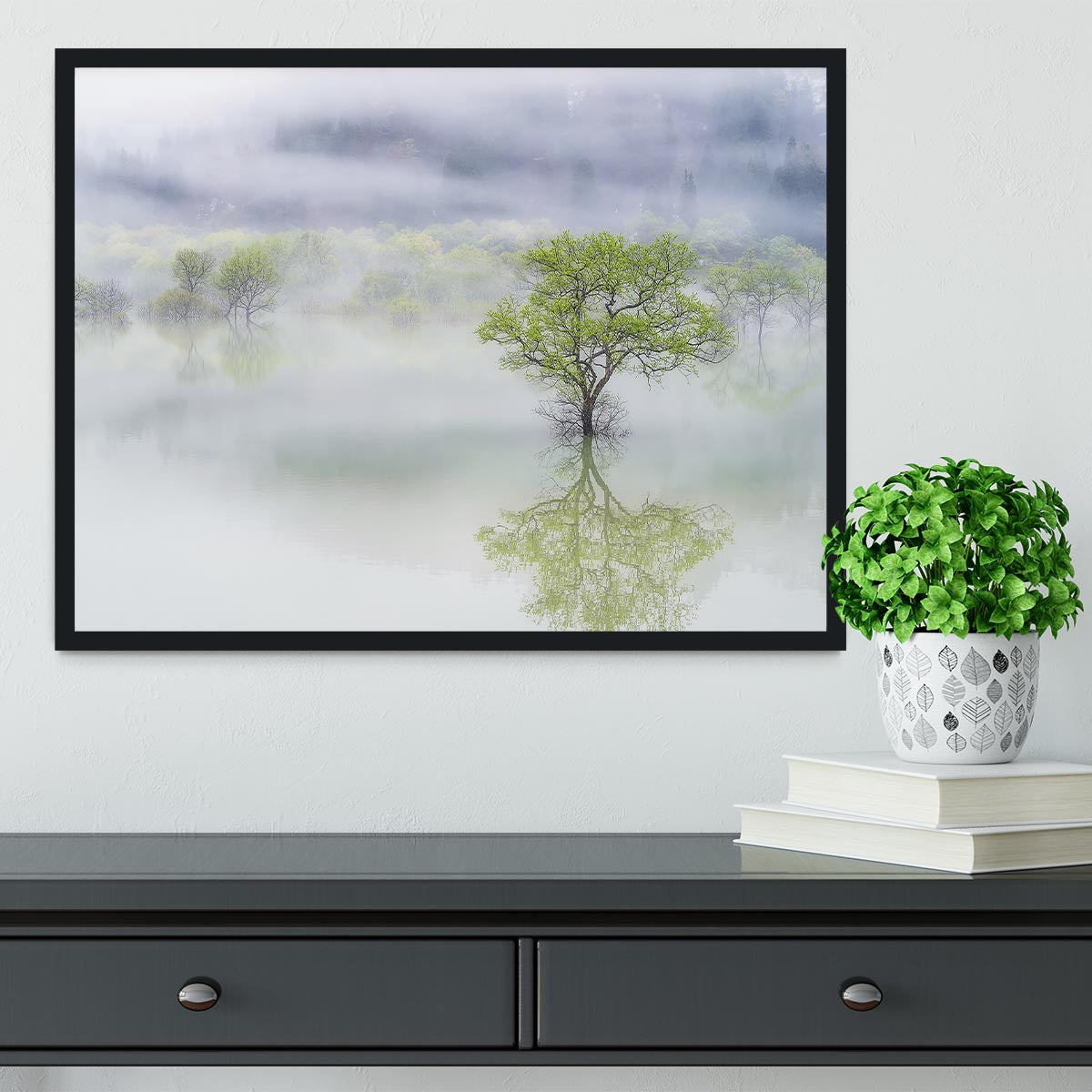 Dreamy Tree Framed Print - Canvas Art Rocks - 2