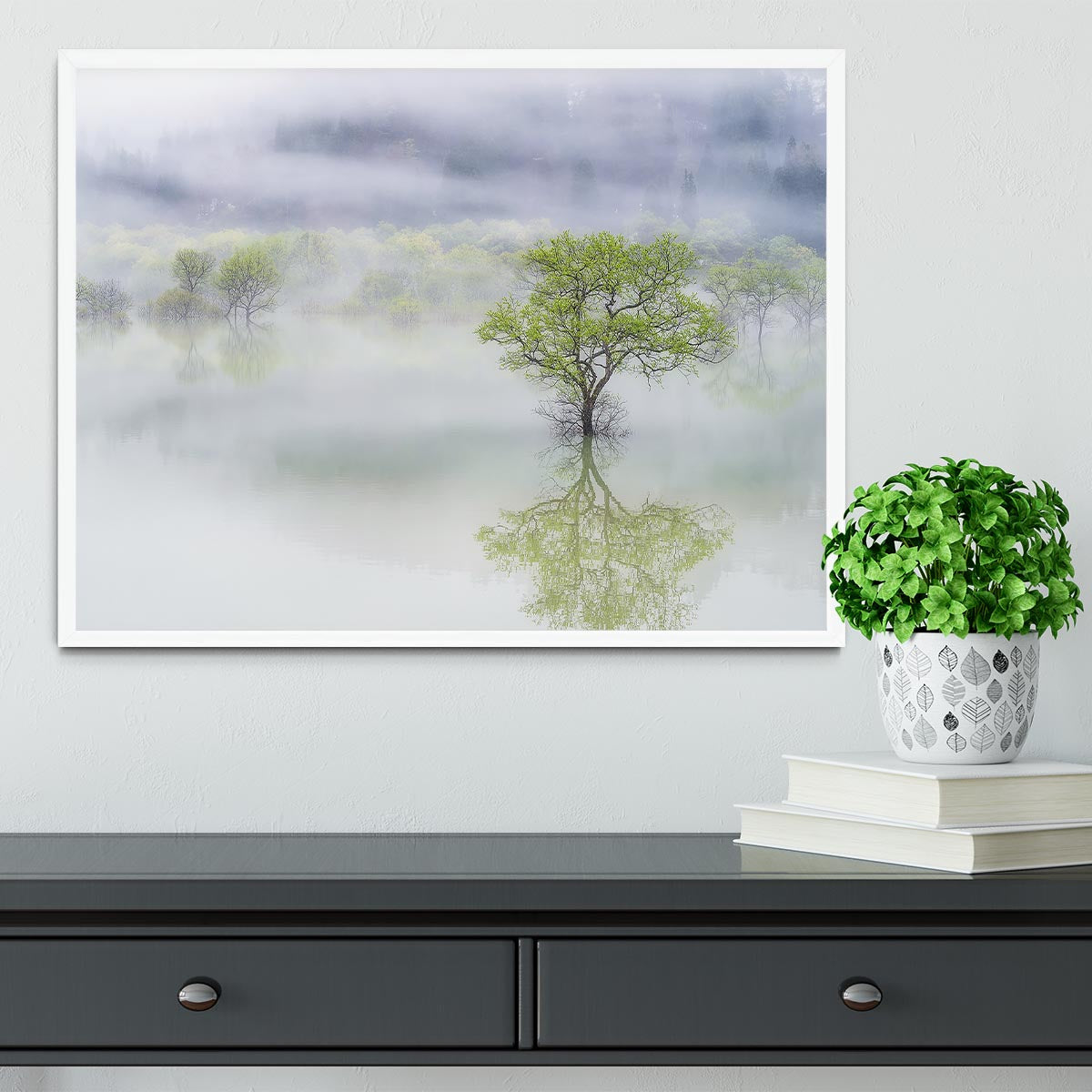 Dreamy Tree Framed Print - Canvas Art Rocks -6