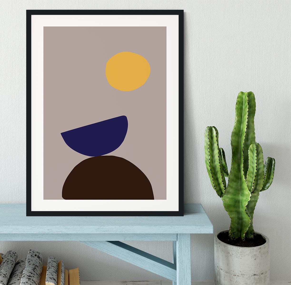 Organic Shapes 07 Framed Print - Canvas Art Rocks - 1