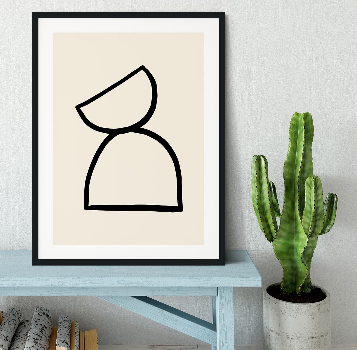 Shape 08 Framed Print - Canvas Art Rocks - 1