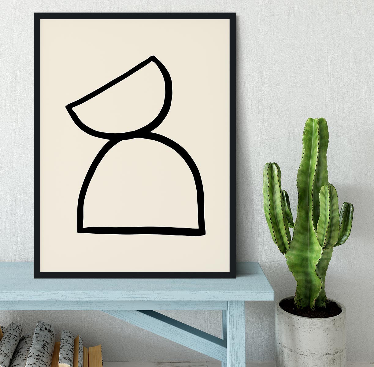 Shape 08 Framed Print - Canvas Art Rocks - 2