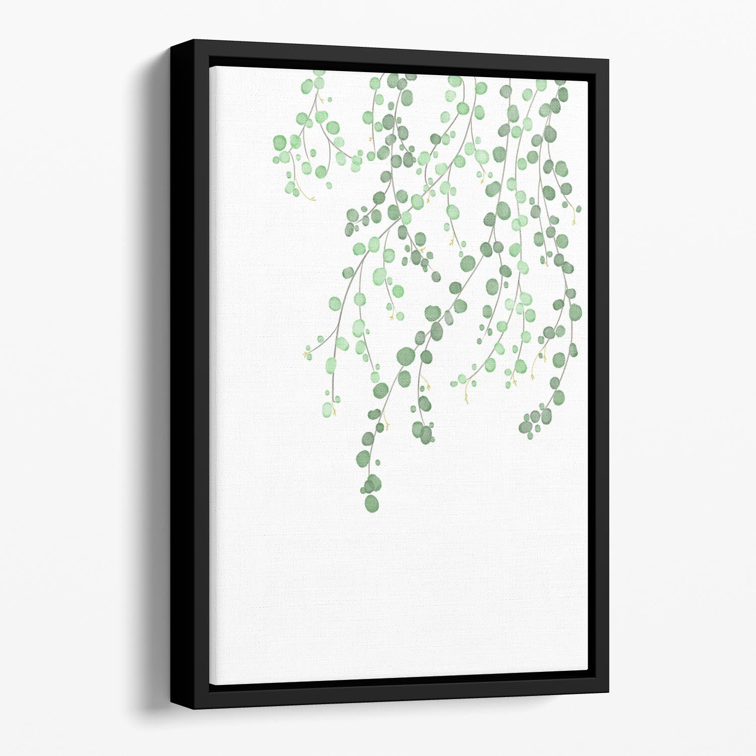 Birch Tree Floating Framed Canvas - Canvas Art Rocks - 1