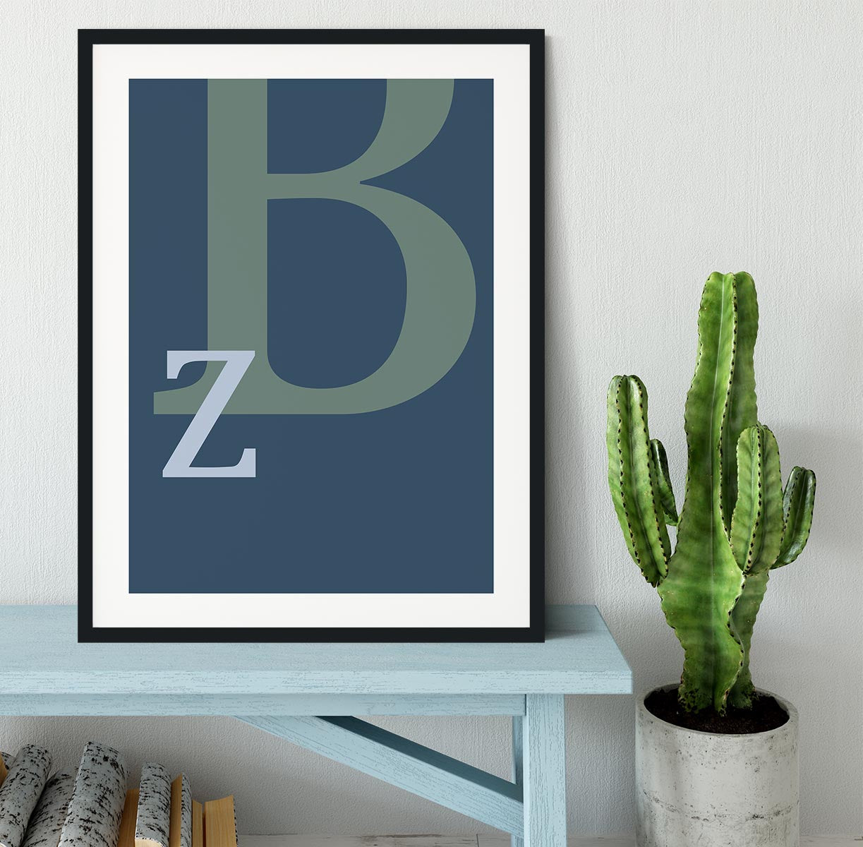 Letter B Framed Print - 1x - 1