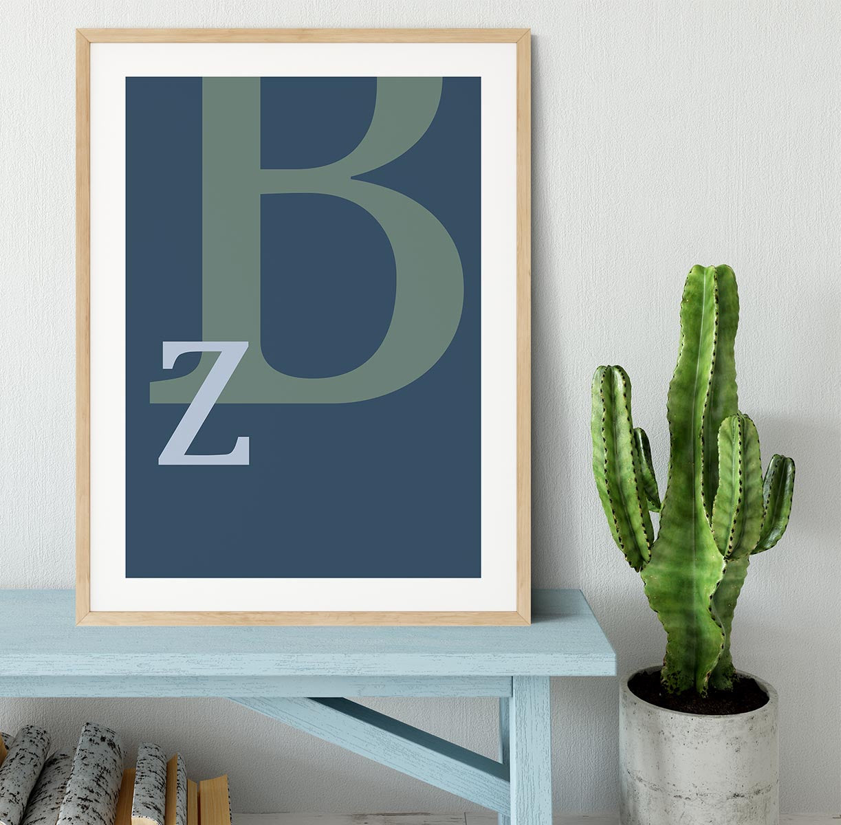 Letter B Framed Print - 1x - 3