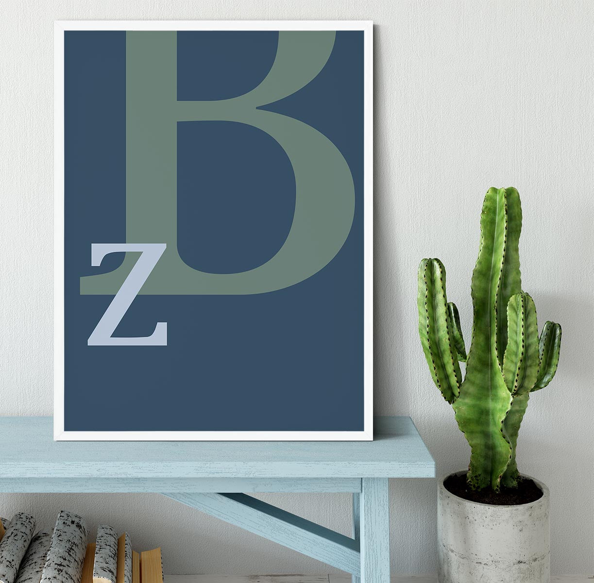 Letter B Framed Print - 1x -6