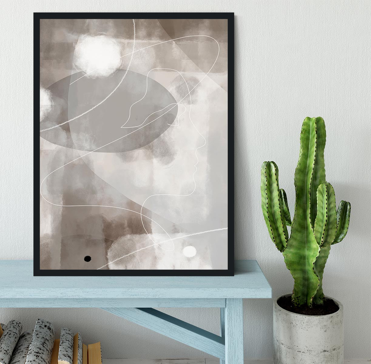 Profile Framed Print - Canvas Art Rocks - 2