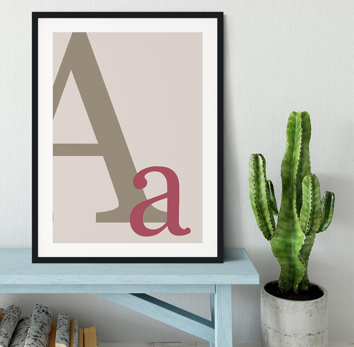 Letter A Framed Print - 1x - 1